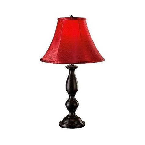 Home Source Modern Table Lamp Modern Table Lamp Red Table Lamp Red