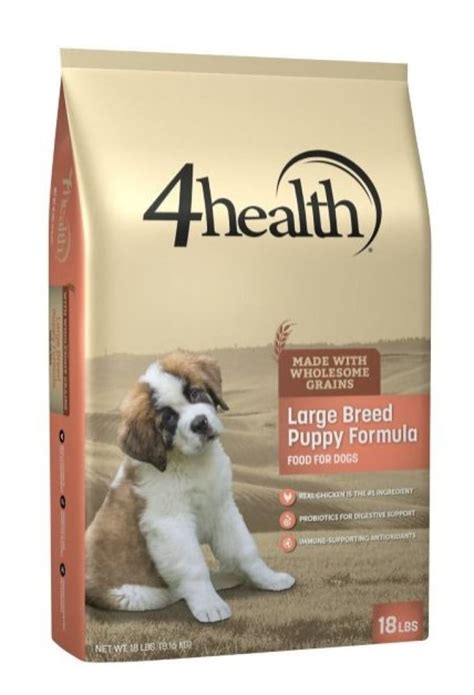 4health 9906 Wholesome Grains Large Breed Puppy Chicken Formula Dog