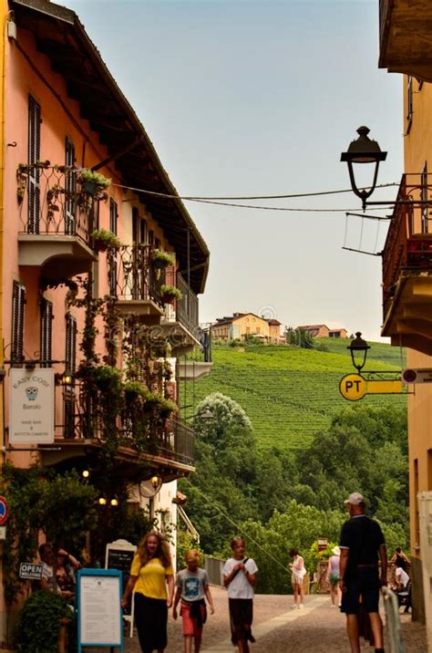 Barolo Province Of Cuneo Piedmont Italy July 2018 Editorial Stock