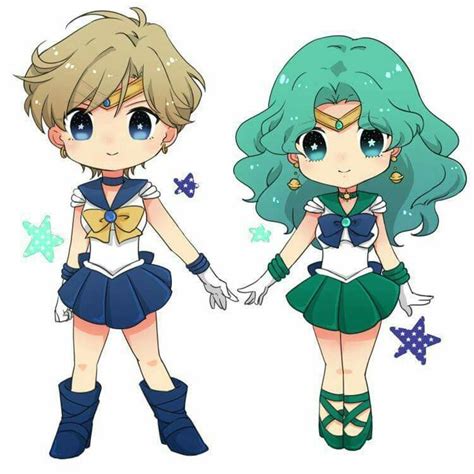 Sailor Uranus X Sailor Neptune Sailor Neptune Sailor Moon Art