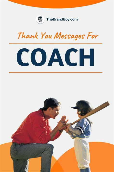 38 Best Thank You Messages For Coach TheBrandBoy In 2021 Best