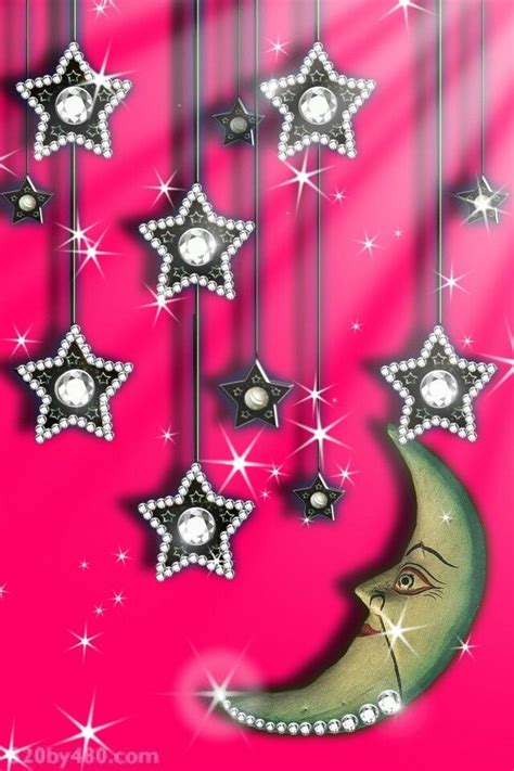 See more ideas about moon, stars and moon, beautiful moon. Pink moon and Stars | Pretty wallpapers, Star wallpaper ...