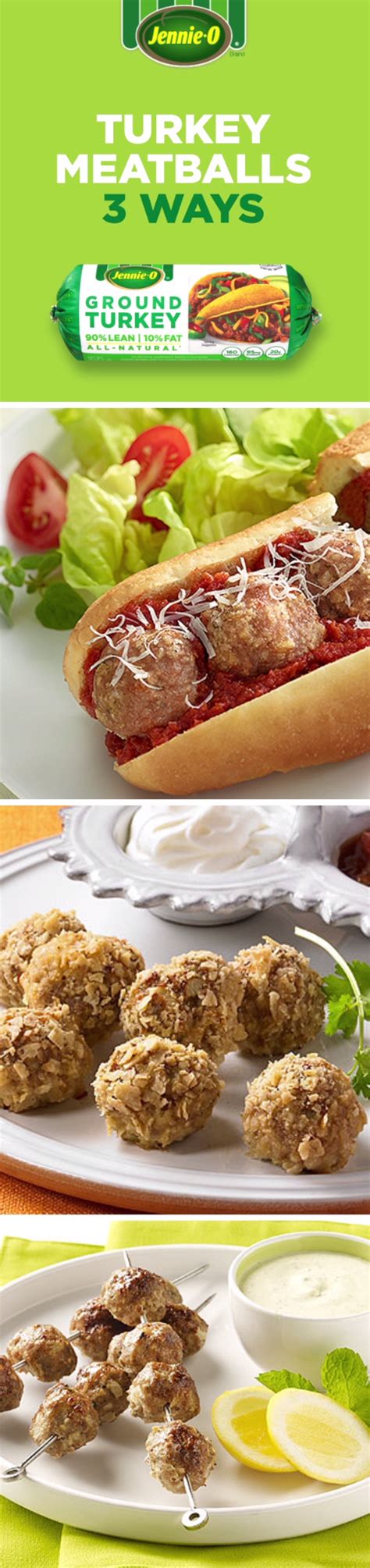 Turkey is a good protein choice and can be used in a wide range of recipes, such as turkey chili, burritos, turkey burgers, tacos, gyros, casseroles, turkey noodle soup and much more. JENNIE-O® Lean Ground Turkey can replace beef in all your ...