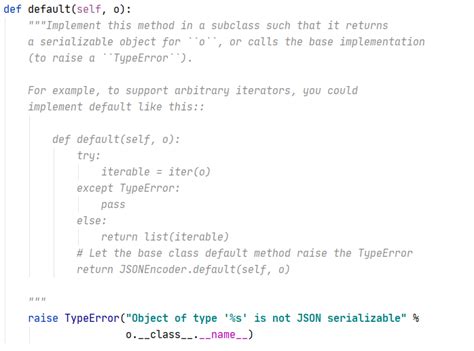 Typeerror Object Of Type Xxx Is Not Json Serializable