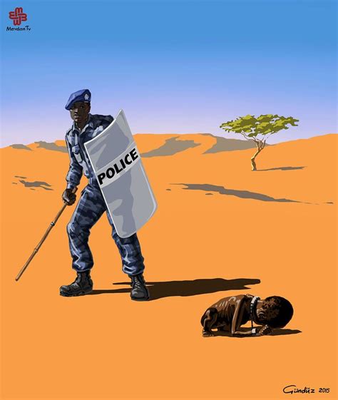 Satirical Illustrations Of Police Officers Around The World Satirical Illustrations Deep Art