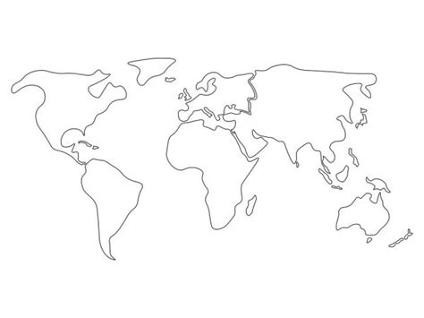 Bundesländer der bundesrepublik deutschland mit groben umrissen. wereld kaart continenten blauwe vector - individu scheiden continenten - Europa Azië Afrika ...