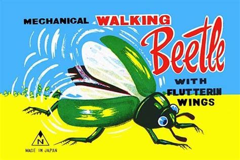 Mechanical Walking Beetle With Images Beetle Art Vintage