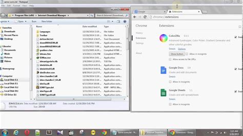 All you need to do is visit idm installed directory in program files, here is its path for navigation in update: How To Add IDM Extension To Google Chrome In Urdu - YouTube