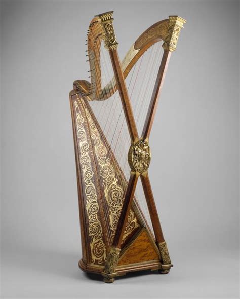 Double Chromatic Harp United States 1895 Missouri Art Nouveau
