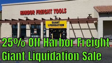 huge harbor freight 25 off sale going on now youtube