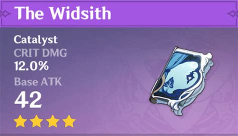 widsith genshin impact weapon stats  ascension guide