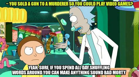 Rick And Morty Words Quotees