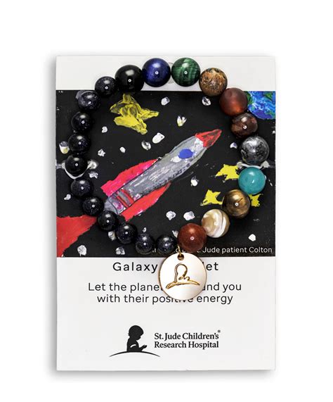 Multi Colored Galaxy Bead Bracelet St Jude Gift Shop