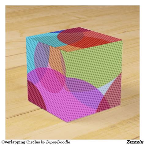 Overlapping Circles Favor Box Favor Boxes Favors Box