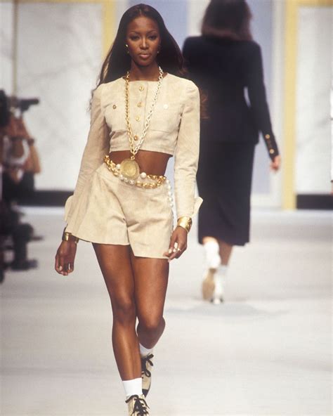 Naomi Campbell For Chanel RTW Spring Summer 1993 Naomicampbell