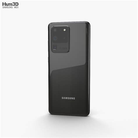 Samsung Galaxy S20 Ultra Cosmic Black 3d Model Electronics On Hum3d