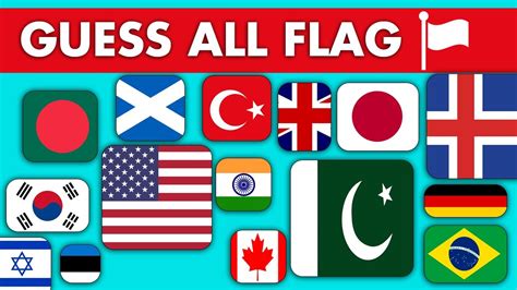 Guess All The National Flags Guess 254 Flags In The World The