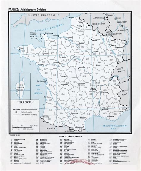 Gran Escala Divisiones Administrativas Mapa De Francia Francia