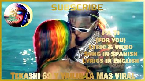 Tekashi Six Nine Y Yailin La Mas Viral Pa Ti For You Lyrics Video