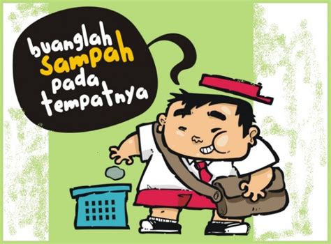 Slogan Tema Kebersihan Sketsa