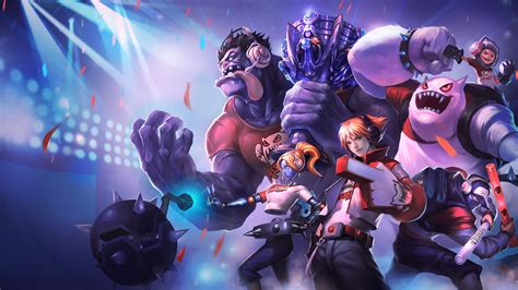 TPA Ezreal Shen Orianna Dr. Mundo Nunu LoL Splash Art League of Legends