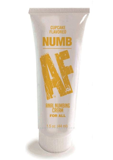 Numb Af Anal Numbing Flavored Cream Cupcake Spice Sensuality