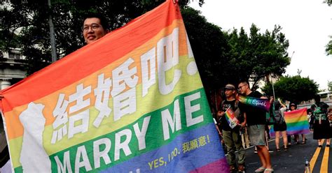 Lesbians Tie Knot As Taiwan Becomes First Asian Country To Allow Same