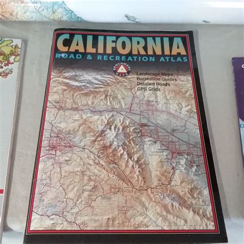 Lot Detail Road And World Atlases And Laminated California Map