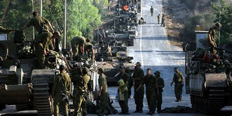 Israeli Buildup At Lebanese Line As Fight Rages The New York Times