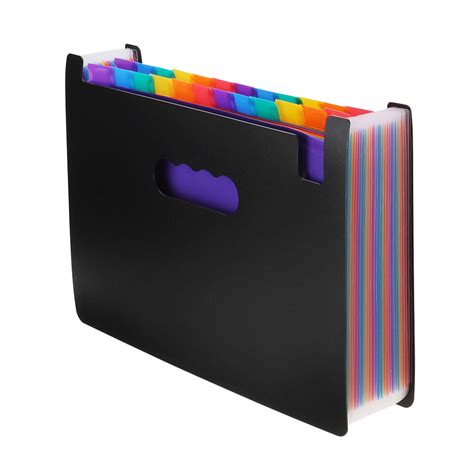 New 24 Pockets Expanding File Folder Portable Accordion File Folder A4