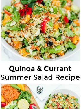 Quinoa And Currant Summer Salad Recipe Reluctant Entertainer