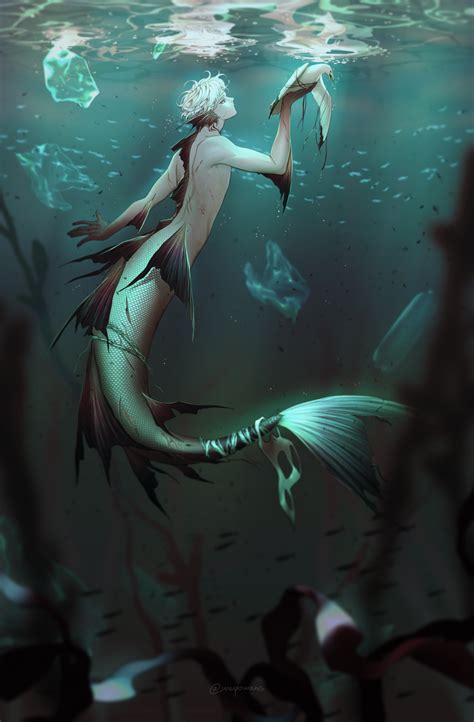 Pinterest Mermaid Artwork Anime Mermaid Mermaid Art