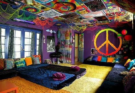 elegant décoration chambre psychédélique chill room awesome bedrooms hippie room decor