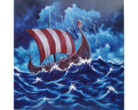 Viking Ship Artwork