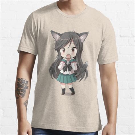 Anime Cat Girl Chibi T Shirt For Sale By Xithyll Redbubble Anime