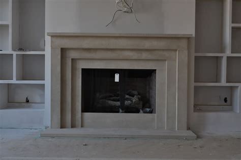 Custom Cast Limestone Mantel Surround Cast Stone Fireplace Stone
