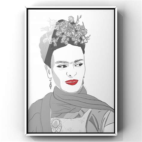 Frida Kahlo Print Frida Kahlo Pop Art Poster Frida Kahlo Etsy Ireland