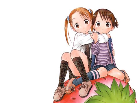 Food Fruit Ichigo Mashimaro Itou Chika Matsuoka Miu Strawberry Konachan Com Konachan Com