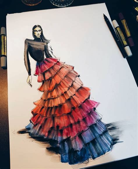 Pin On Fashion Illustration Dresses