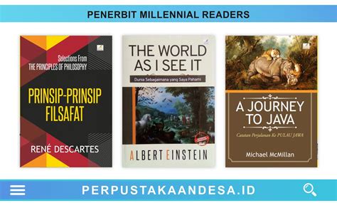 Daftar Judul Buku Buku Penerbit Millennial Readers Perpustakaan Desa