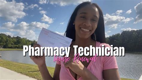 Pharmacy Technician Continuing Education Detail Video Renewal License Youtube