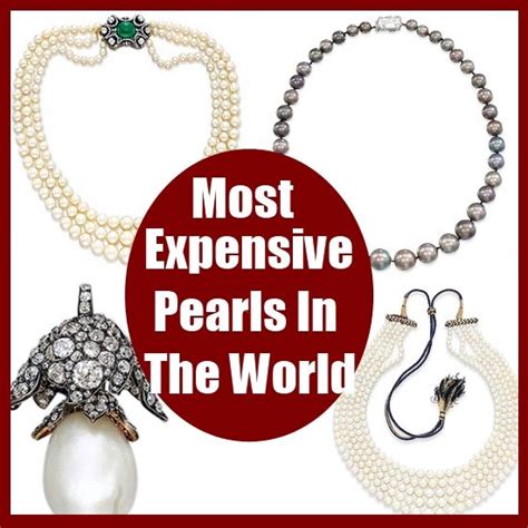 Most Expensive Pearls In The World Most Expensive Pearl High Jewelry