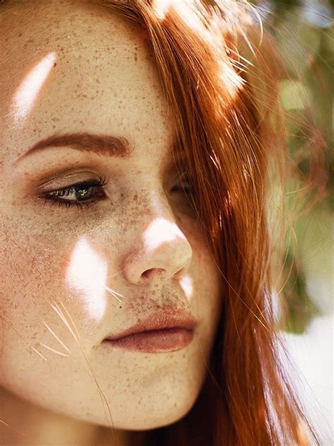 Pin By Ron Mckitrick Imagery On Shades Of Red Beautiful Freckles