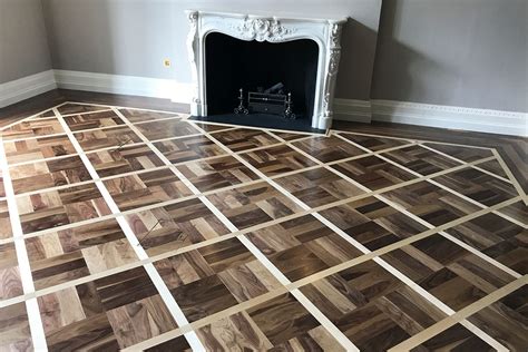 Solid Wood Floor Art Mosaic Panels Luxury Wood Flooring