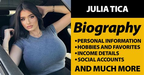 Julia Tica Onlyfans Biography Wiki Age Leaked Pictures More