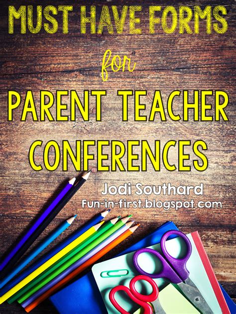 Freebielicious Parent Teacher Conference Forms
