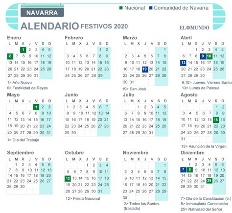 Calendario Laboral Navarra 2022 Para Imprimir Zona De Información