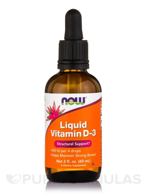 Vitamin d liquid is soy free and mixed. Liquid Vitamin D-3 - 2 fl. oz (60 ml)
