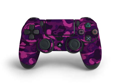 Ps4 Controller Purple Game Camo Skin Decal Kit Game Decal