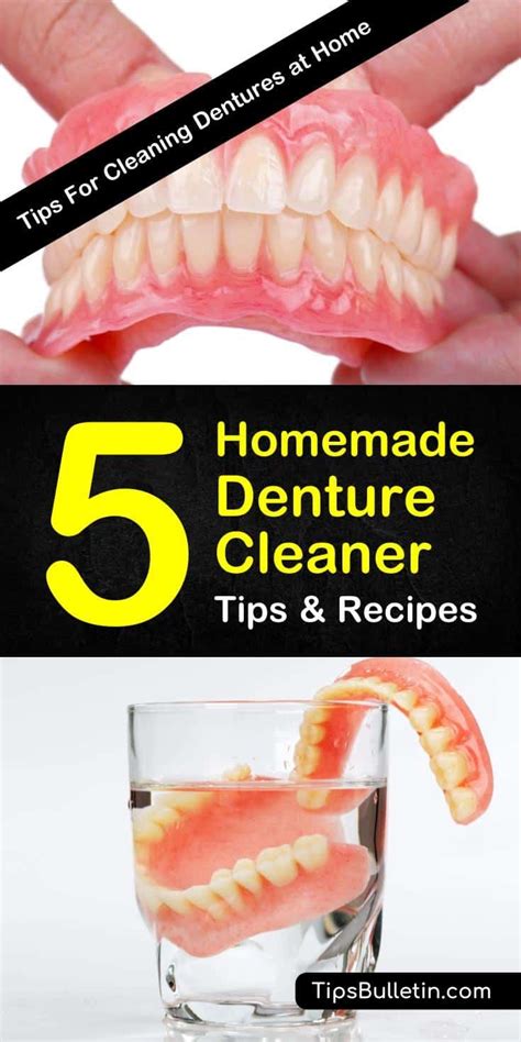 Do you recall the feeling after leaving the dentist or hygienist, when you've had your teeth polished and cleaned? 5 Denture Cleaner Recipes You Can Make at Home | How to ...